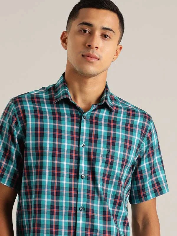 Indian Terrain Men Checkered Multicolor Shirt